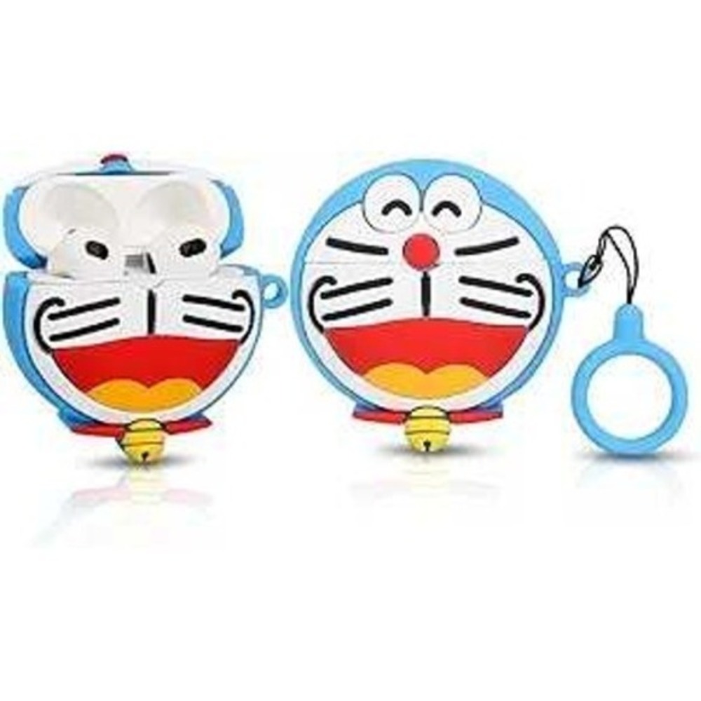 Doraemon AirPods 3 Case Cute Cartoon Cover with Keychain Protective‎